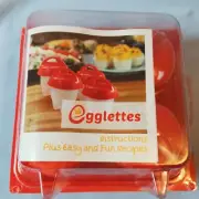 Egglettes Egg Cooker - Perfect Hard Boiled Eggs - No Shells, Set of 4, Non-Stick