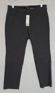 Banana Republic Petites Women’s Sloan Crop Checkered Windowpane Pants Size 6P