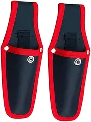 TEHAUX 2pcs Canvas Garden Pruner Tool Pouch for Pruning Shears Lightweight Versatile Scissor Bag for Gardeners Hairstylists and Makeup Artists