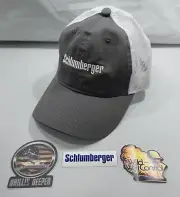 Schlumberger Grey Hat $Rare and Sticker Crane Oilfield Construction P13