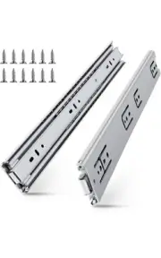 SLIDEWAY Heavy Duty Drawer Slides 40 Inch Full Extension Ball Bearing Sliding Ra