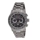 NEW Citizen Eco-Drive Nighthawk Watch Grey Stainless Steel Charcoal Grey Dial