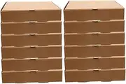 Gatuida Small Pizza Boxes 12pcs Mini Pizza Box Pasties Pizza Wrapping Boxes Restaurant Supply Portable Pizza Boxes Pizza Storage Boxes Pizza Container Pizza Wrapping Case Bread Box Paper