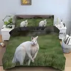 Queen Duvet Cover - Animal Pattern Bedding Set Super Soft Comforter Cover + 2