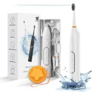 Electric Toothbrush with Water Flosser 2-in-1 Water Flosser Combo with 6 Mode...