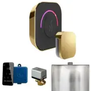 Mr Steam ButlerTouch Steam Ctrl-Pkg w/TempoTouch Ctrl-Steamhead-Pol Brass