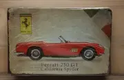 Ferrari 250GT California SPYDER Metal Sign Super Car Retro Style Man Cave Garage
