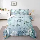 Comforter Set Teal Blue Ocean Beach Coastal Twin Bedding Comforter Sets for