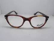 Authentic PERSOL 3036-V 108 Caffe Tortoise RX Eyeglasses 48mm w/ Case