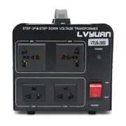 Voltage Transformer Converter 2000 Watt Step Up/Down Convert from 110-120 Volt t