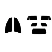 For Toyota Corolla Estate 2002-07 Full Pre Cut Window Tint Kit Front & Rear Film