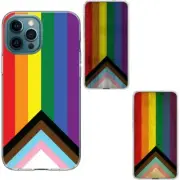 For Apple iPhone 11 12 13 Mini 14 Pro Max Plus TPU case cover+glass-P5