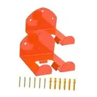 2x Gardening Tools Hooks Garage Organization and Storage Steel Storage Rack