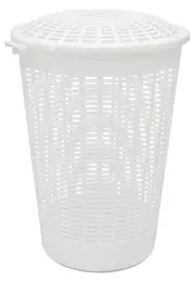 Home Leisure Linen Hamper 62L White Laundry Cleaning Home Organisation