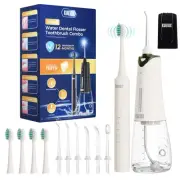 Electric Toothbrush with Water Cordless Flosser, 320ML Portable Travel Water ...