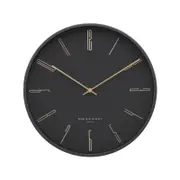 One Six Eight London MAYA 30cm Charcoal Grey Silent Wall Clock
