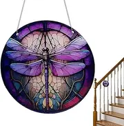 Butterfly Suncatchers - Acrylic Sun Catcher Wall Decor, Window Ornament Tree | Life Trees, Dragonfly & Butterfly Sun Catchers, Decorative Window Wall Art for Living Room, Home Window Decoration