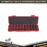 10 Pcs of Pro-Kit Socket Universal Joint Set - 3/8 Inch Drive Deep Impact Swivel