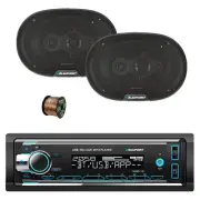 Blaupunkt Carmel140 Stereo Receiver, 2x 6x9" 70W Car Speakers, Wire