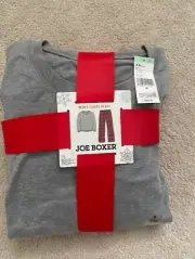 Mens Joe Boxer Med Fleece PJ Set 2 Pc. Plaid Micro Fleece Pant L/S Top. NWT.