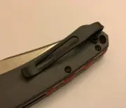 Black Titanium Deep Pocket Clip For Benchmade Crooked River Knife 15080 15085