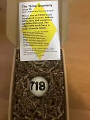The Thing Quarterly Issue 28 Jason Fulford & Tamara Shopsin Ceramic Lottery Ball