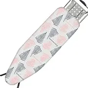Ironing Board Cover, Ironing Board Pad, Ironing Board Cover with Elastic Edge, Scorch Resistant Iron Board Replacement Cover, Full Size Iron Pad Protective Cover for Standard Iron Boards