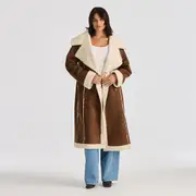 Heather Sherpa Coat