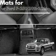 for Ford F-250 2011-2016, Premium Car Floor Mats