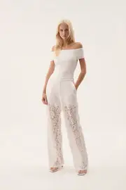 Kosmo Tuxedo Lace Pant
