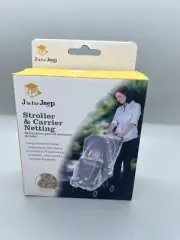 J is for Jeep Stroller & Carrier Netting New Protect Baby Net