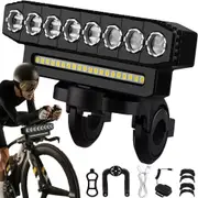 Front Headlight Bicycle Super Bright Bike Light Rechargeable Waterproof LED USB
