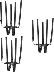 RORPOIR 3 Pcs 5 Point Harness Baby Lock Stroller Protection Strap Chair Pram Strong Straps Comfortable Fit