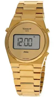 TISSOT PRX Digital Quartz Gold 40MM SS Men's Watch T137.463.33.020.00