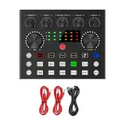 V8S Live External Sound Card Voice Changer Sound Card with Multiple Sound7654