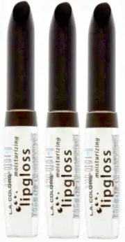 3 LA Colors CLEARLY SAID Clear Lip Gloss Moisturizing CLG869 High Shine SEALED