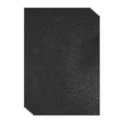6Pcs 2mm(1/10") Glitter Foam Sheet Black Non Adhesive, 16x24inch(40x60cm)