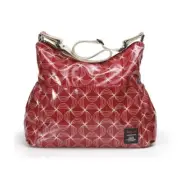 Babymel Storksak Big Slouchy Twisted Red Shoulder Diaper Bag Nappy Changing Tote