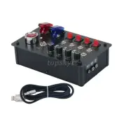 ZQSR Horizontal Button Box SIM Racing Control Box f/Thrustmaster Simagic Fanatec