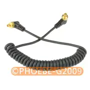 Male M-M FLASH PC Sync Cable for CANON 7D 5D II 1D 1DS