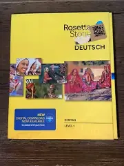 New Sealed Rosetta Stone Learn German Level 1 Ver 4 Software With Download