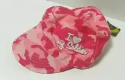 ML Caps Pink Camouflage Military Cap I Love my Soldier Army