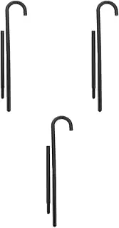GOOHOCHY 3pcs Halloween Party Prop Decorative Crutch Stick Magician Crutch Walking Stick Props Party Performance