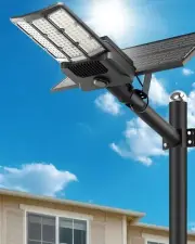 8000W Solar Street Lights Outdoor,Commercial Parking Lot Lights Dusk to Dawn ...