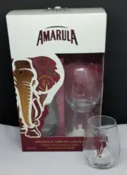Amarula "The Spirit of Africa" Lot (5) Signed Sipping Glasses...New