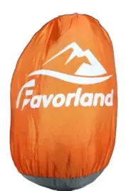 Camping Hammock Double Single Tree Straps 2 Persons Outdoor Indoor Orange Gray