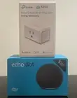 Amazon Echo Dot 5th Generation Charcoal With Kasa Smart Plug Mini Energy Monitor