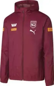 QLD Maroons 2024 State of Origin Mens Rain Jacket Sizes S-6XL BNWT