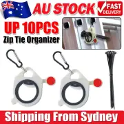 Zip Tie Organizer Cable Zip Ties Glow in Dark Screw Fixing Wire Holder Organizer