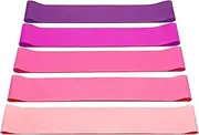 Resistance Bands, Exercise Workout Bands for Women and Men, 5 Sets of Stretch Bands for Booty Legs, Pilates Flexbands